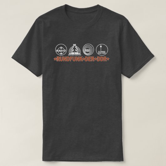 RUNDFUNK DER DDR T-Shirt (Design vorne)