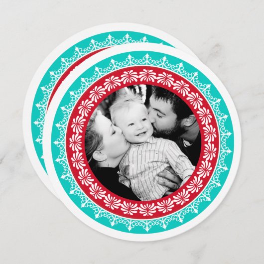 Rundfunk-Feiertagsfotos Feiertagskarte (Vorne/Hinten)