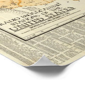 Rundfunkstationen der Vereinigten Staaten Poster (Ecke)