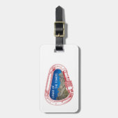 Rundgang der Türme Klettersteig Carabiner Gepäckanhänger (Vorderseite vertikal)