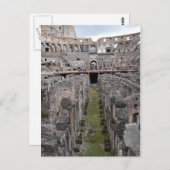 Rundgang durch das römische Kolosseo Postkarte (Vorne/Hinten)