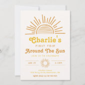 Rundgang durch die Sonne | Boho Birthday Einladung (Vorderseite)