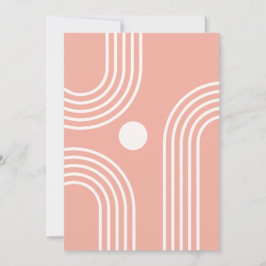 Rundgang durch die Sonne | Boho Birthday Einladung (Rückseite)