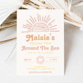 Rundgang durch die Sonne | Boho Birthday Einladung
