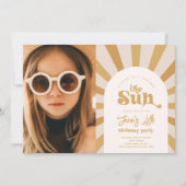 Rundgang durch die Sonne | Girl Sun Invite Einladung (Vorderseite)