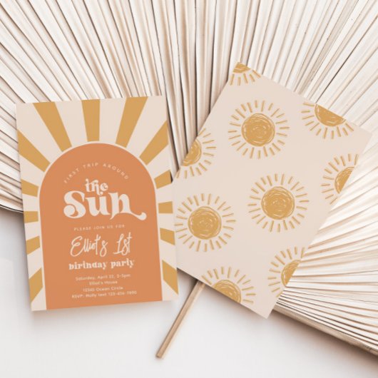 Rundgang durch die Sonne | Girl Sun Invite Einladung