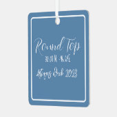 Rundgang Top Texas Antiquitäten Woche Ornament (Vorderseite links)