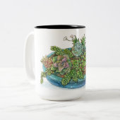 Rundgarten Zweifarbige Tasse (Vorderseite Links)