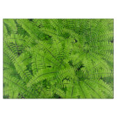 RUNDGLAS CUTTING BD./ "FERNS" SCHNEIDEBRETT (Vorderseite)