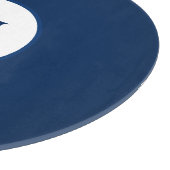 Rundglas-Schneidplatte Schneidebrett (Ecke)