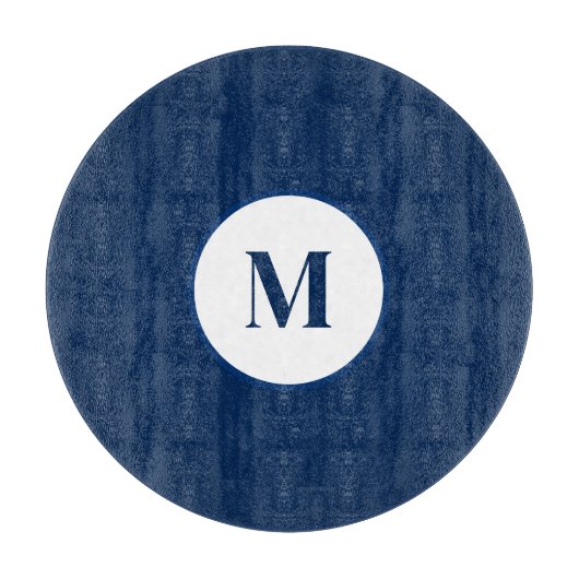 Rundglas-Schneidplatte Schneidebrett (Vorderseite)