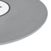 Rundglas-Schneidplatte Schneidebrett (Ecke)