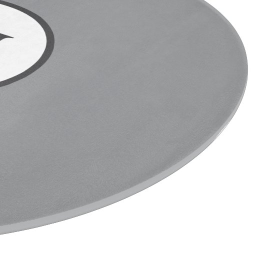 Rundglas-Schneidplatte Schneidebrett (Ecke)