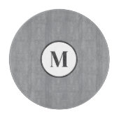 Rundglas-Schneidplatte Schneidebrett (Vorderseite)