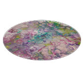 Rundglas-Schneidplatte Schneidebrett (Ecke)