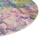 Rundglas-Schneidplatte Schneidebrett (Ecke)