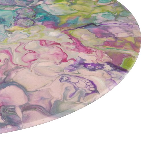 Rundglas-Schneidplatte Schneidebrett (Ecke)