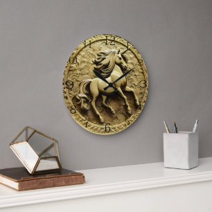 Rundgoldmünze, Große Wanduhr