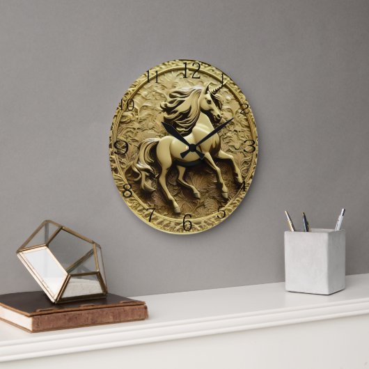 Rundgoldmünze, Große Wanduhr (Büro)