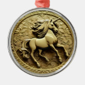 Rundgoldmünze, Ornament Aus Metall (Vorne)