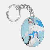 Rundhaie (beidseitig) Schlüsselanhänger (Vorderseite links)