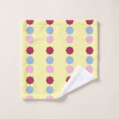 Rundhandtuch Badhandtuch Set (Waschlappen)