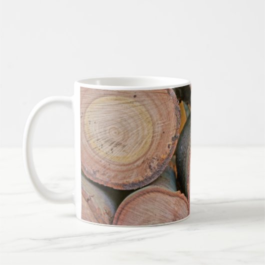 Rundholz Kaffeetasse (Links)