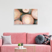 Rundholz Leinwanddruck (Insitu (Wohnzimmer))