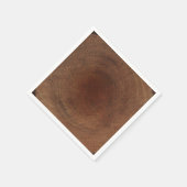 Rundholzbaum Rumpf Rustikale Natur Naturschutz Serviette (Ecke)