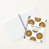 Rundholzmuster weiß notizblock (Innenseite)