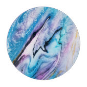 Rundholzschneidebrett Schneidebrett (Vorderseite)