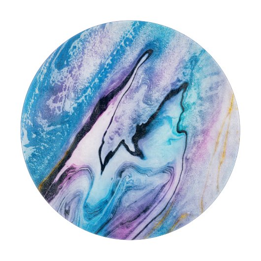 Rundholzschneidebrett Schneidebrett (Vorderseite)