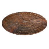 Rundholzschnitt, Naturgeschenk Schneidebrett (Ecke)