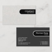 Rundkante-Tag - Leinwand Visitenkarte (Vorne/Hinten)