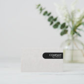 Rundkante-Tag - Leinwand Visitenkarte (Stehend Vorderseite)