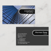 Rundkante-Tag - Reflektiver Büroblock Visitenkarte (Vorne/Hinten)