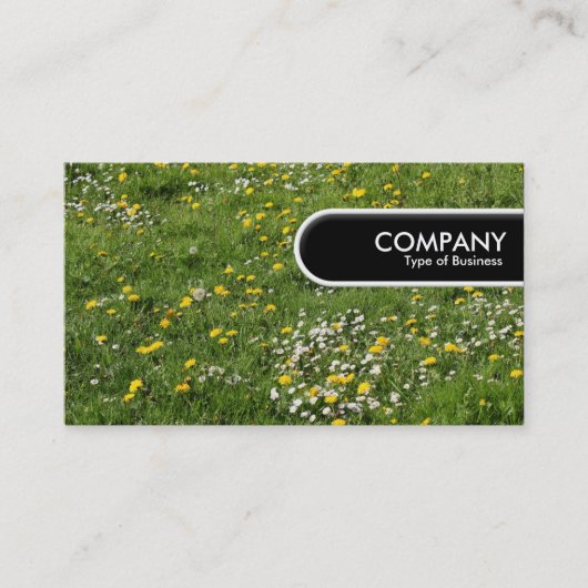 Rundkante Tag - Rote Tulips und Primrosen (Vorderseite)