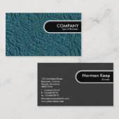 Rundkante-Tag - Runden Kreise Visitenkarte (Vorne/Hinten)