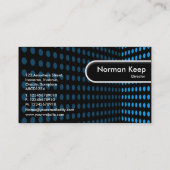 Rundkante Tag - Tone Corner - Blau (Rückseite)