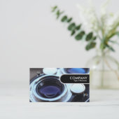 Rundkante-Tag - Vintage TLR-Kamera Visitenkarte (Stehend Vorderseite)