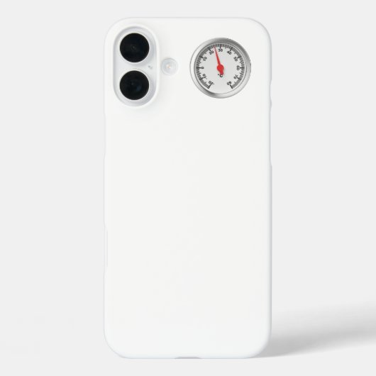 Rundkelthermometer Case-Mate iPhone Hülle (Rückseite)