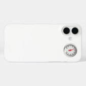 Rundkelthermometer Case-Mate iPhone Hülle (Rückseite (Horizontal))
