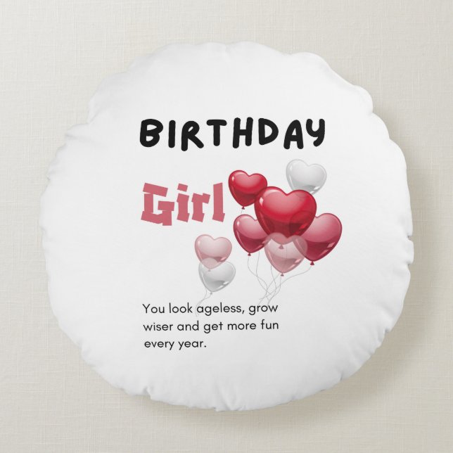 Rundkissen 2025 rundes kissen (Vorderseite)