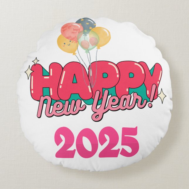 Rundkissen 2025 rundes kissen (Vorderseite)