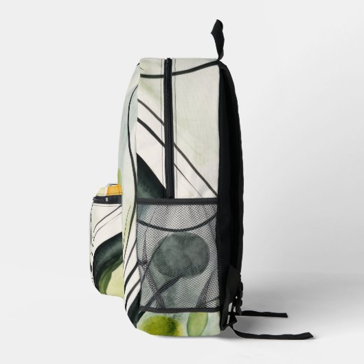 Rundkissen Bedruckter Rucksack (Rechts)