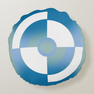 Rundkissen mit Abstrakter Rundkreisgestaltung Rundes Kissen