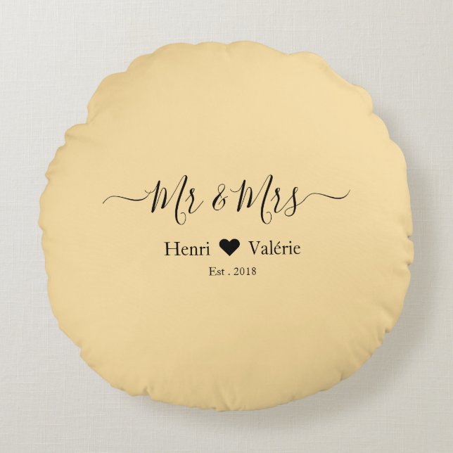 Rundkissen Rundes Kissen (Vorderseite)