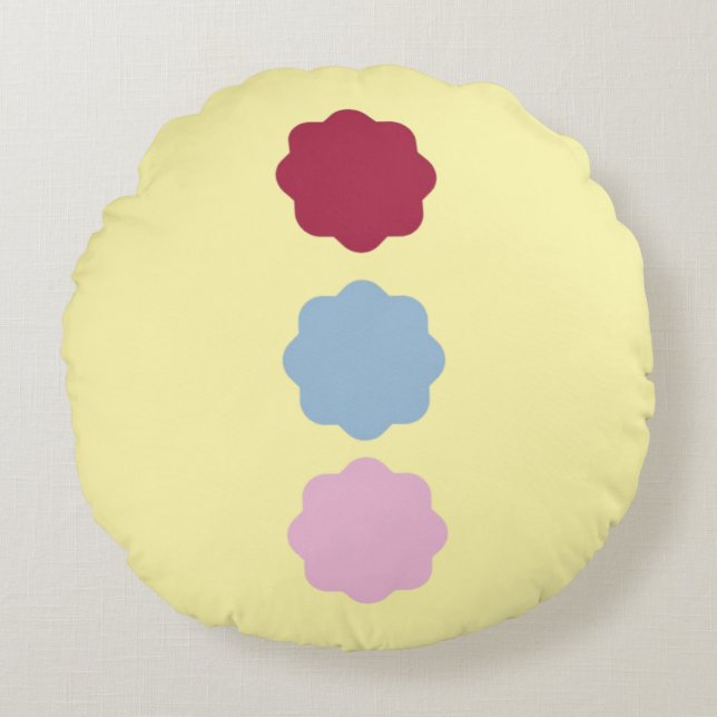 Rundkissen Rundes Kissen (Vorderseite)