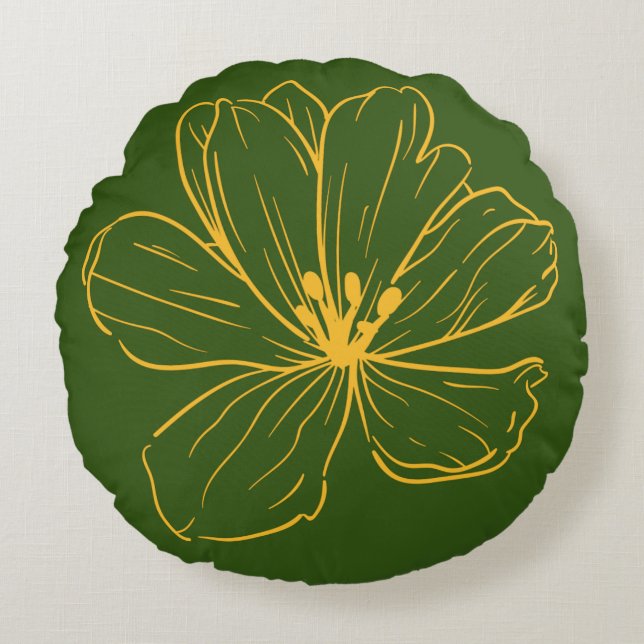 Rundkissen Rundes Kissen (Vorderseite)