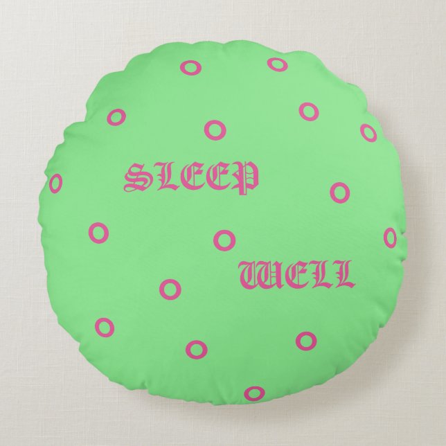 Rundkissen Rundes Kissen (Vorderseite)